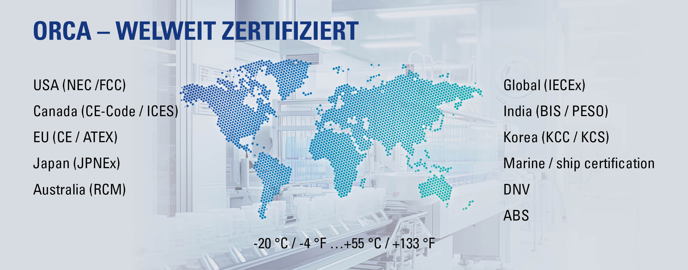 Ex Automation HMI ORCA weltweit international zertifiziert R. STAHL Ex Automation HMI ORCA weltweit international zertifiziert R. STAHL