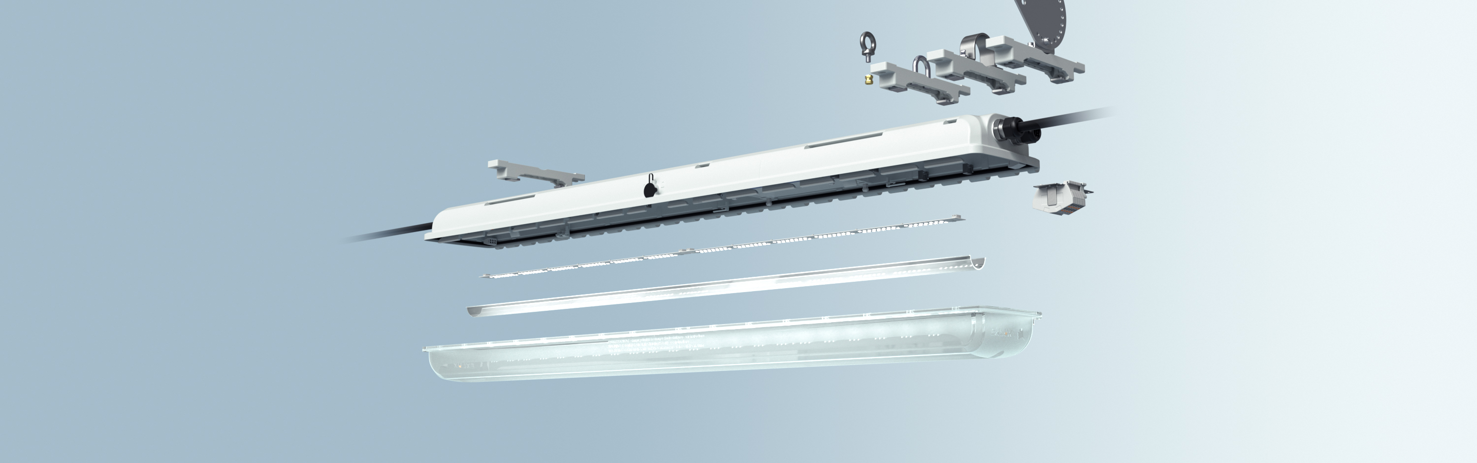 Ex LED Langfeldleuchte EXLUX PRO Details Ex LED Langfeldleuchte EXLUX PRO Details R. STAHL